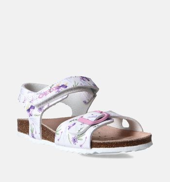 Geox Sandalen Wit/Goud/Zilver