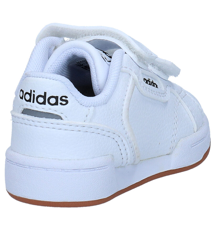 adidas Roguera I Witte Babysneakers in kunstleer (290780)