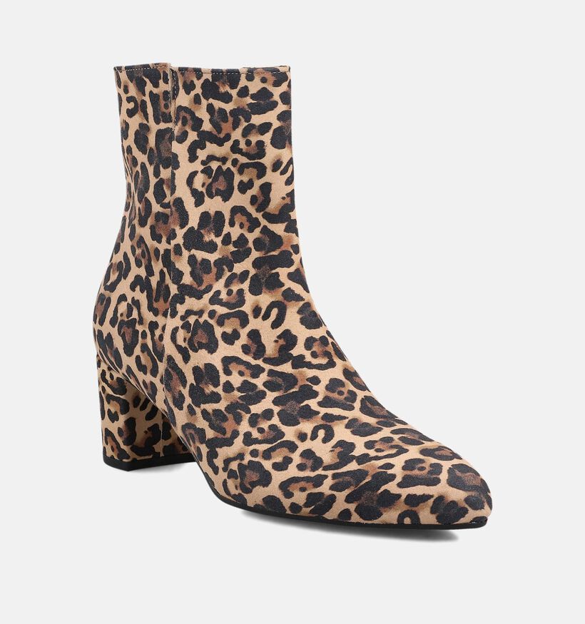Gabor Bottines à talons en Beige/Marron pour femmes (363141) - pour semelles orthopédiques