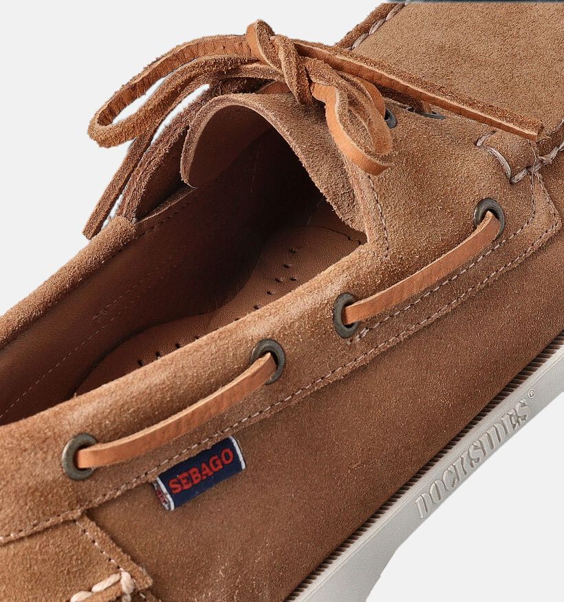 Sebago Dockside Portland Flesh Out Cognac Bootschoenen voor heren (353802)