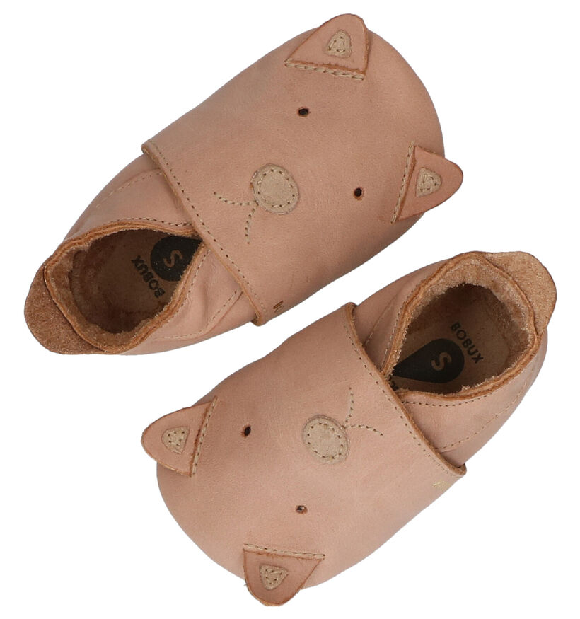 Bobux Caramel Woof Beige Parkschoentjes voor jongens, meisjes (294782)