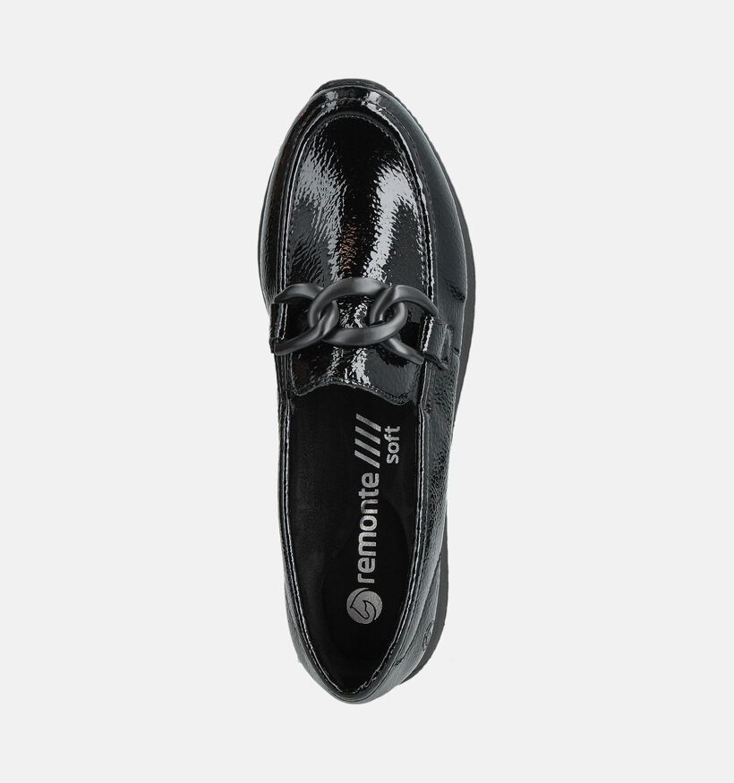 Remonte Zwarte Mocassins voor dames (360391) - geschikt voor steunzolen