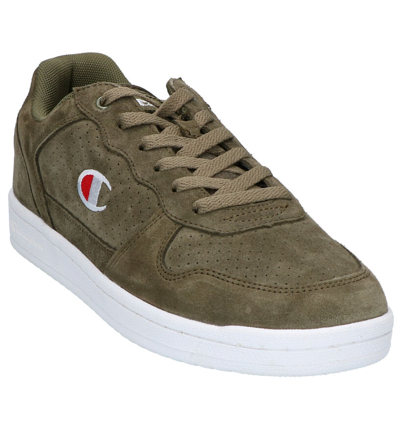 Champion Chicago Baskets en Vert kaki en daim (253545)