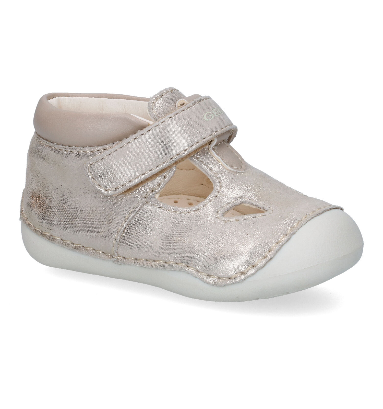Geox Tutim Sandales pour b b en Or Filles Chaussons b b en