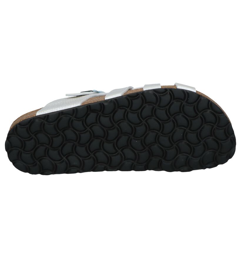 Bio Dream Zilveren Slippers in stof (292445)