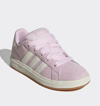 adidas Grand Court Low Baskets blue fusion/ clear pink/ core white/Clear Pink / Off White / Gum
