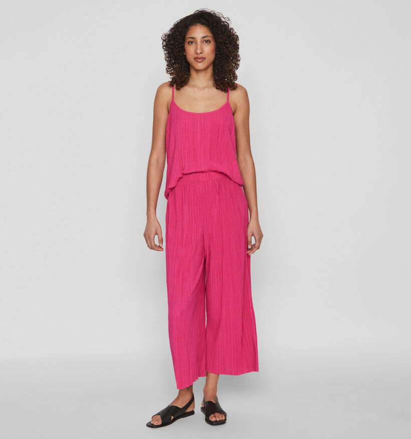 Vila Plisa Débardeur en Fuchsia pour femmes (328701)