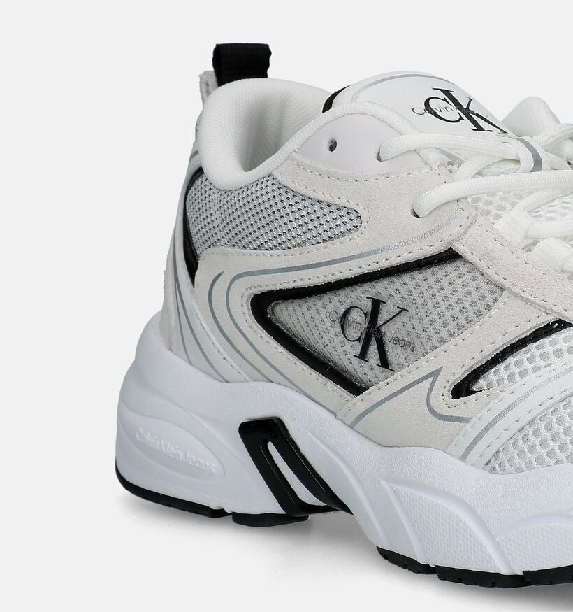 Calvin Klein Retro Tennis Ecru Sneakers voor dames (326392) - geschikt voor steunzolen
