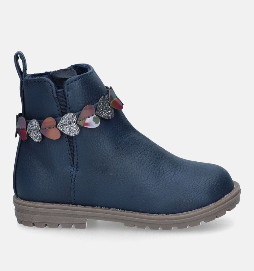 Milo & Mila Boots pour bébé en Bleu foncé pour filles (329509)