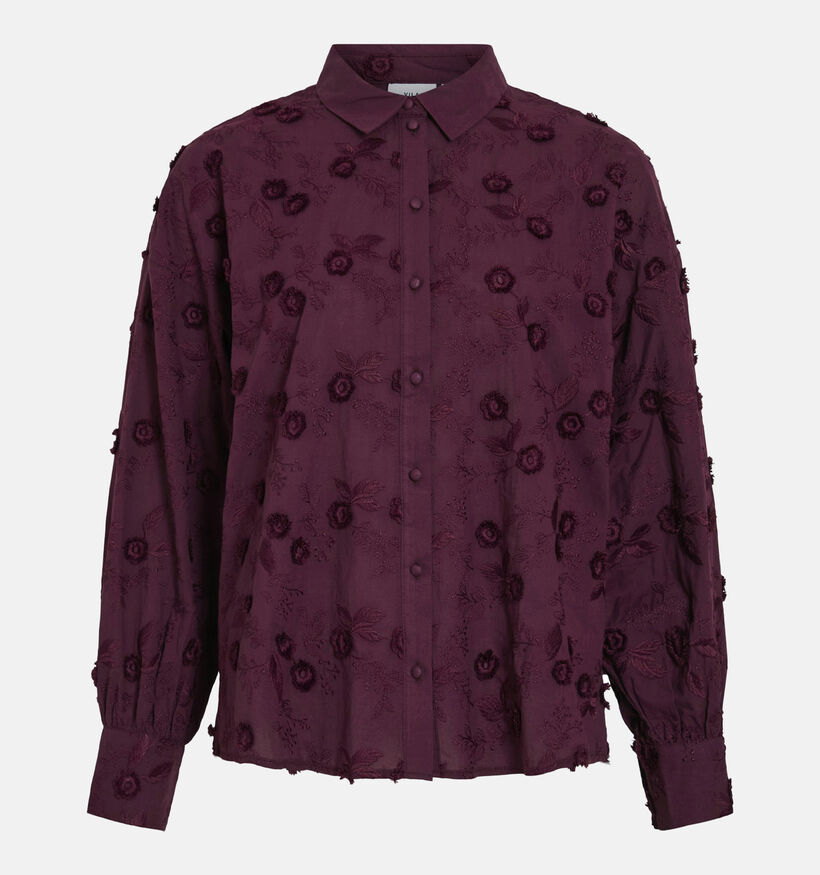 Vila Simone Blouse en Bordeaux pour femmes (365575)