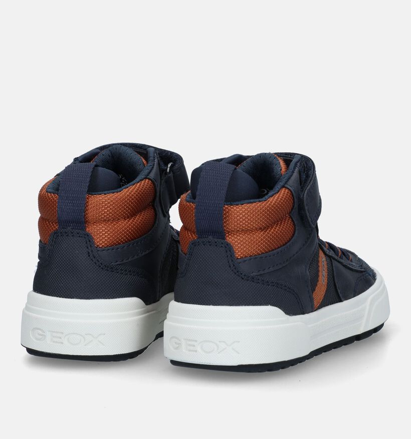 Geox Weemble Baskets montantes en Bleu pour gar&ccedil;ons (328530) - pour semelles orthop&eacute;diques