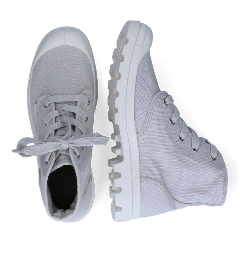 Palladium Pampa Hi Grijze Sneakers voor dames (303595) - geschikt voor steunzolen