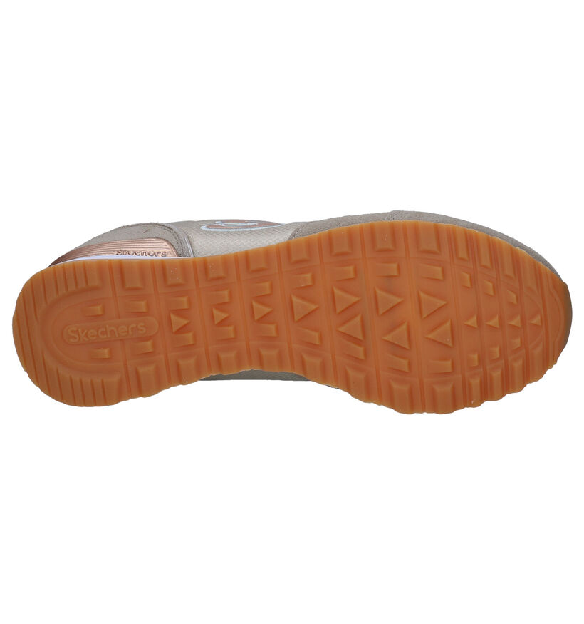 Skechers Gold'n Gurl Baskets en Bleu en daim (293947)