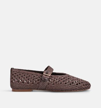 Laurent David Chaussures plates Marron