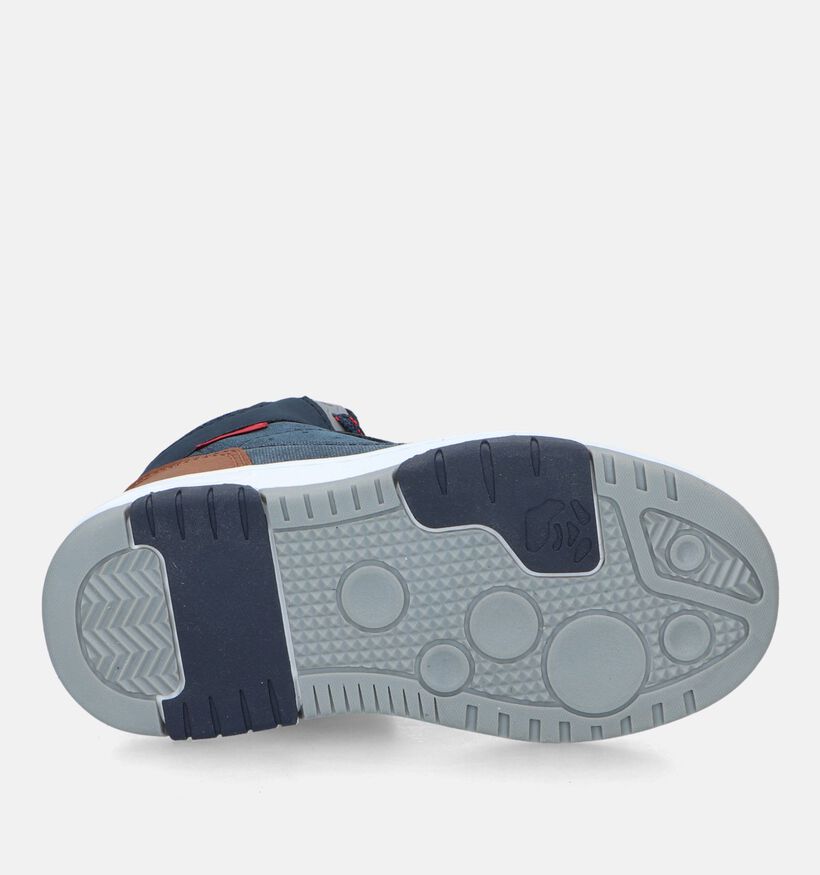 Milo & Mila Blauwe Hoge schoenen voor jongens (329998)