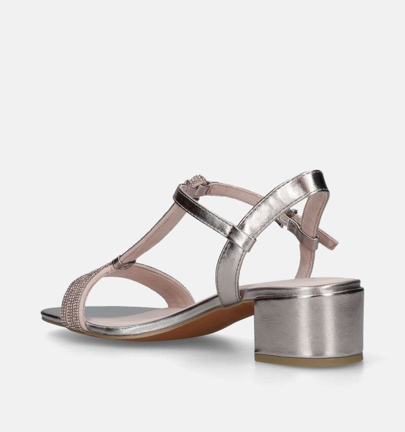 Marco Tozi Gouden Sandalen Met Blokhak voor dames (338341)