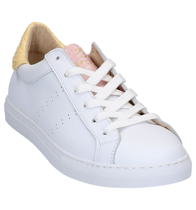 March23 Elmar Sneakers Wit in leer (269422)