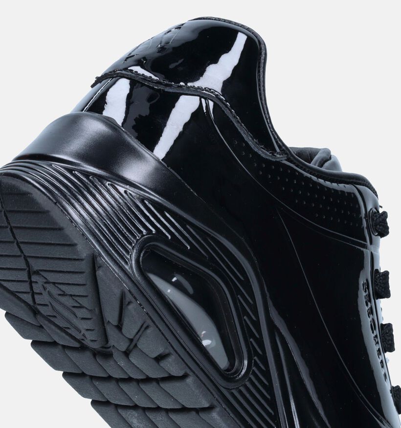 Skechers Uno Shiny One Baskets en Noir Skechers Uno Shiny One Baskets en Noir pour femmes (345163)