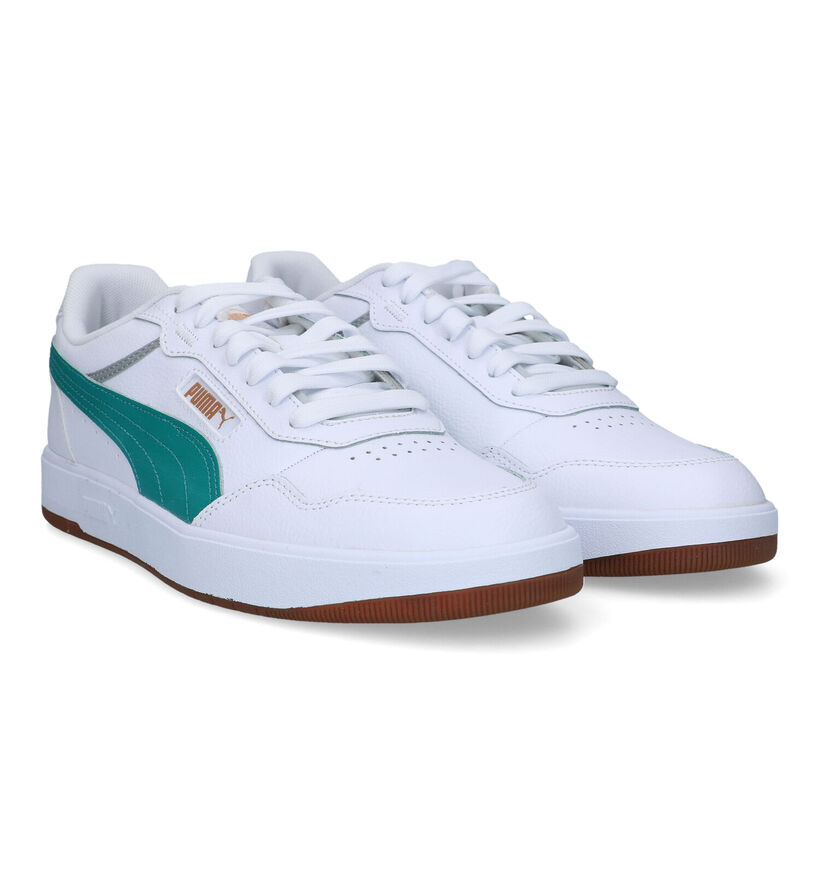 Puma Court Ultra Baskets en Blanc pour hommes (318680) - pour semelles orthopédiques