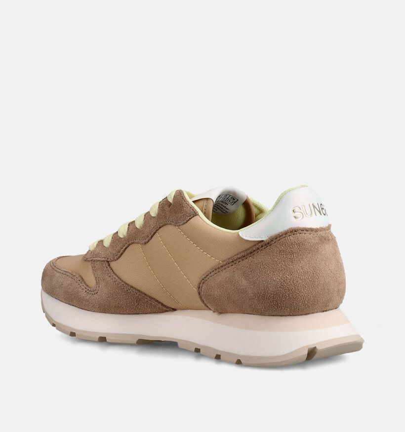 Sun68 Ally Beige Casual Sneakers voor dames (368711) - geschikt voor steunzolen