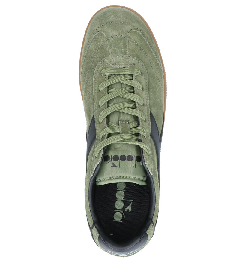 Diadora Kick Blauwe Sneakers in nubuck (277676)