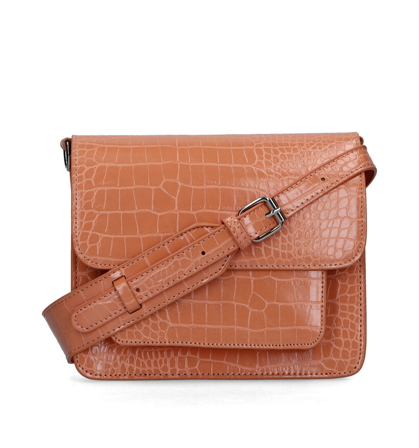 Hvisk Cayman Pocket Trace Bruine Crossbody Tas in kunstleer (334445)