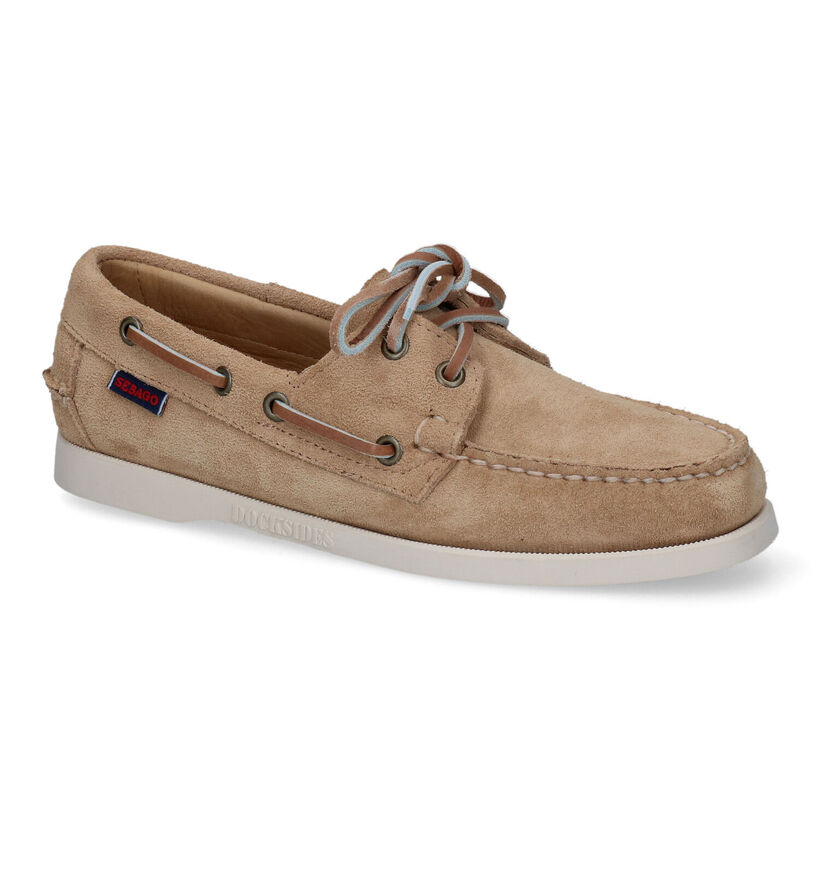 Sebabo Dockside Chaussures bateau en Beige pour femmes (303749)