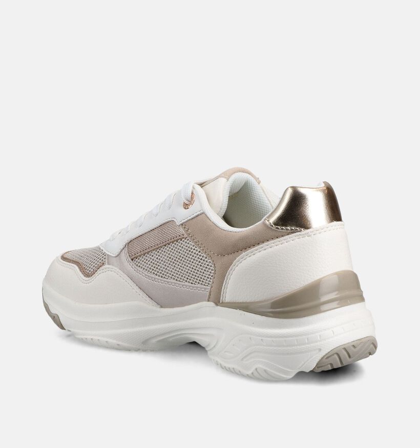 Mexx Radja Witte Geklede Sneakers voor dames (367248) - geschikt voor steunzolen