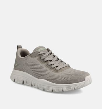 Skechers Low Baskets Noir/Taupe