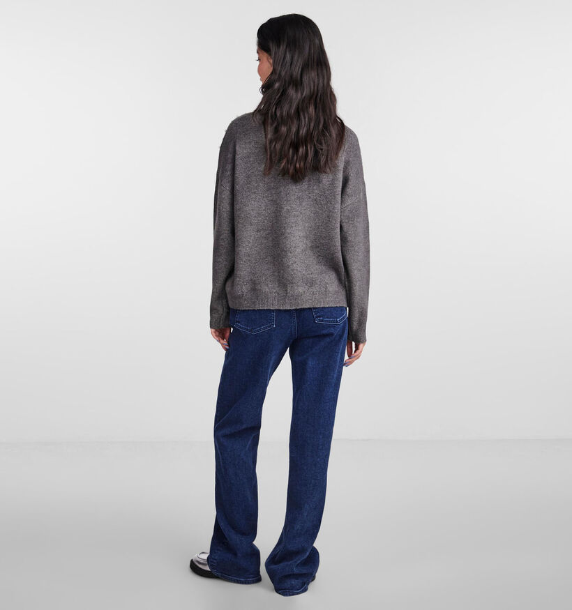 Pieces Pearla Zwarte Trui met parels voor dames (333228)