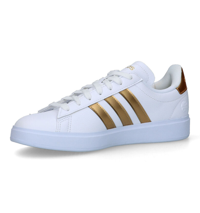 adidas Grand Court 2.0 Baskets sportives en Blanc pour femmes (356989) - pour semelles orthopédiques