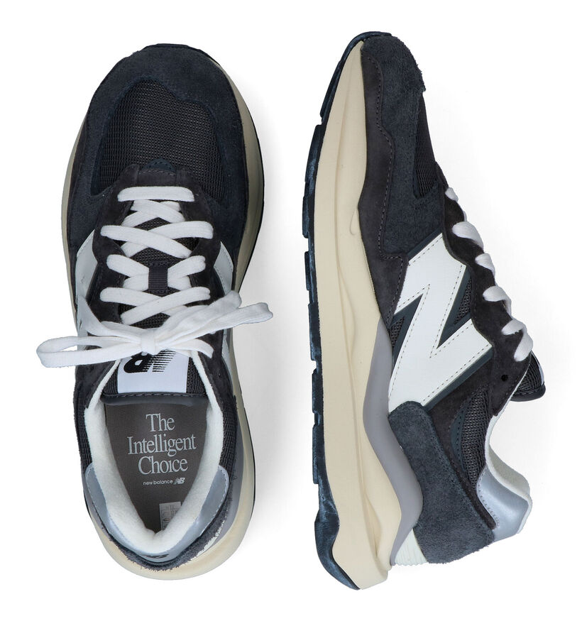New Balance M 5740 Baskets en Gris en daim (319191)