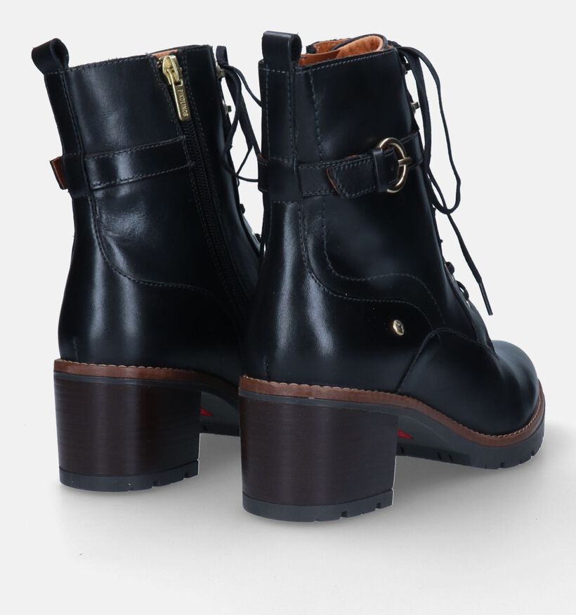 Pikolinos Llanes Bottines avec lacets en Noir pour femmes (329627)