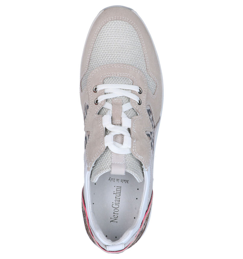 NeroGiardini Baskets casual en Gris clair en cuir (270585)