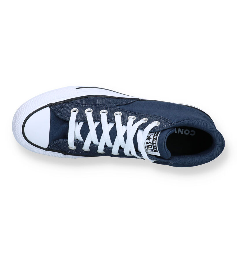 Converse Chuck Taylor All Star Malden Street Baskets en Bleu pour hommes (325521)