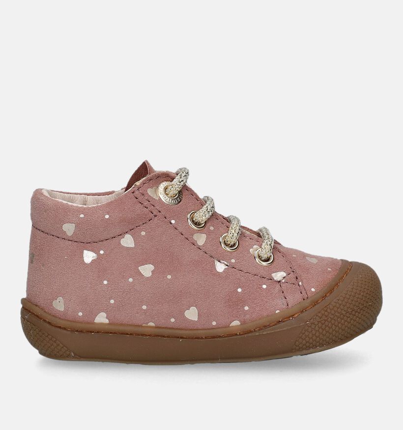 Naturino Cocoon Roze Babyschoenen voor meisjes (334891) - geschikt voor steunzolen