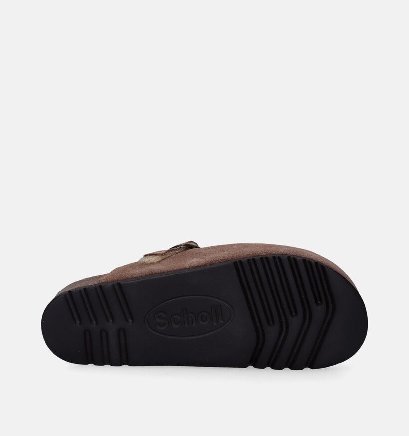 Scholl Fae New F Taupe Pantoffels voor dames (348855)
