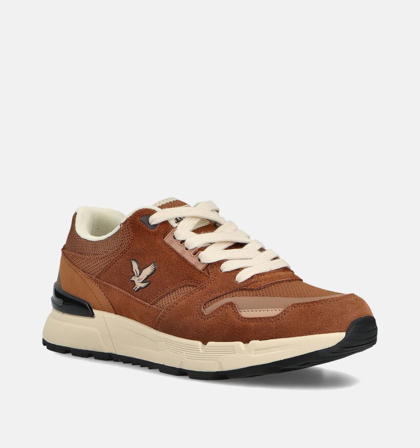 Lyle & Scott Chaussures plates en Cognac pour hommes (362616) - pour semelles orthopédiques