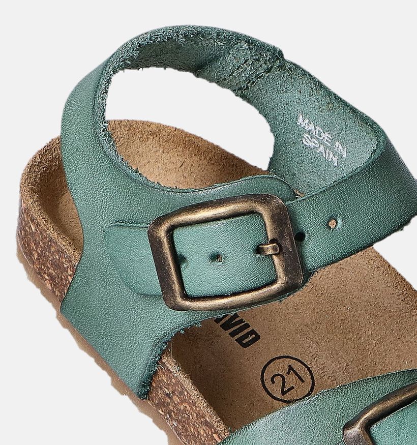 Little David Easy 4 Sandales pour bébé en Vert pour filles, garçons (356057)