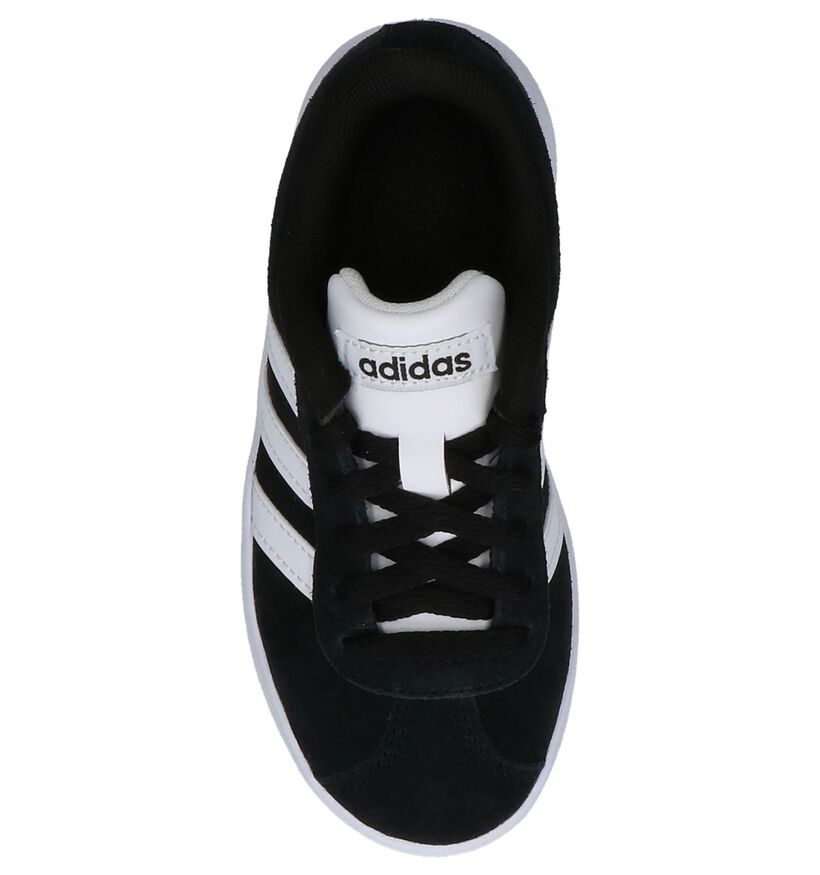 adidas VL Court 2.0 Baskets en Noir en nubuck (252556)