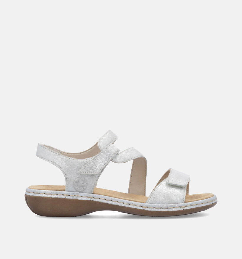 Rieker Zilveren Sandalen voor dames (354993)
