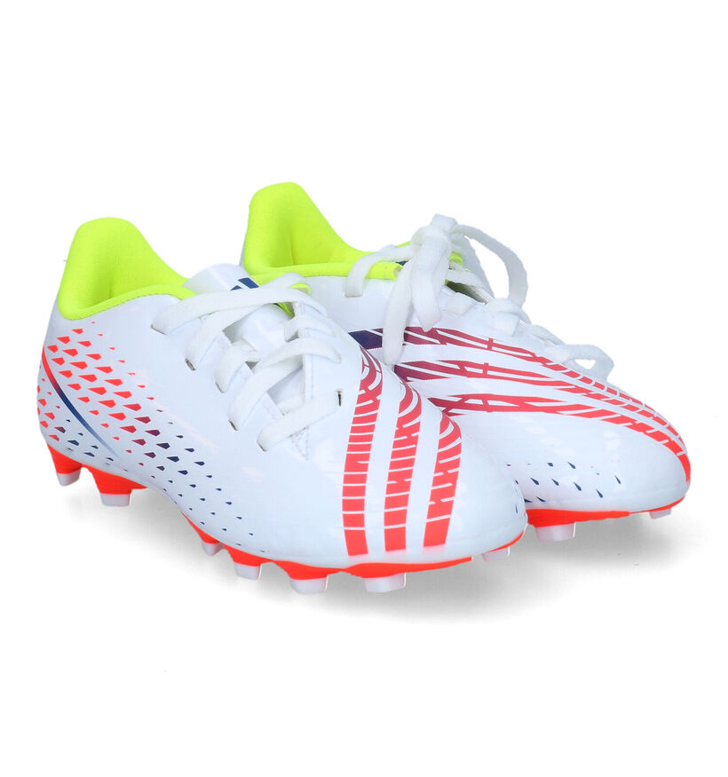 adidas Predator Edge Witte Voetbalschoenen voor meisjes, jongens (317492)
