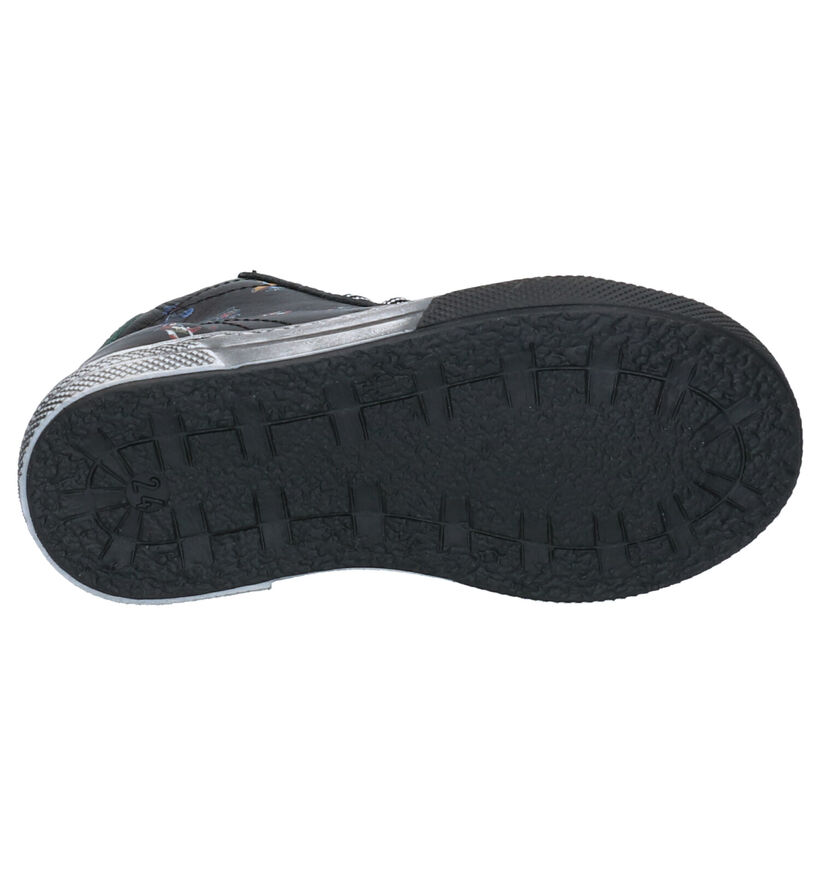 STONES and BONES Rocar Chaussures hautes en Noir en cuir (255440)