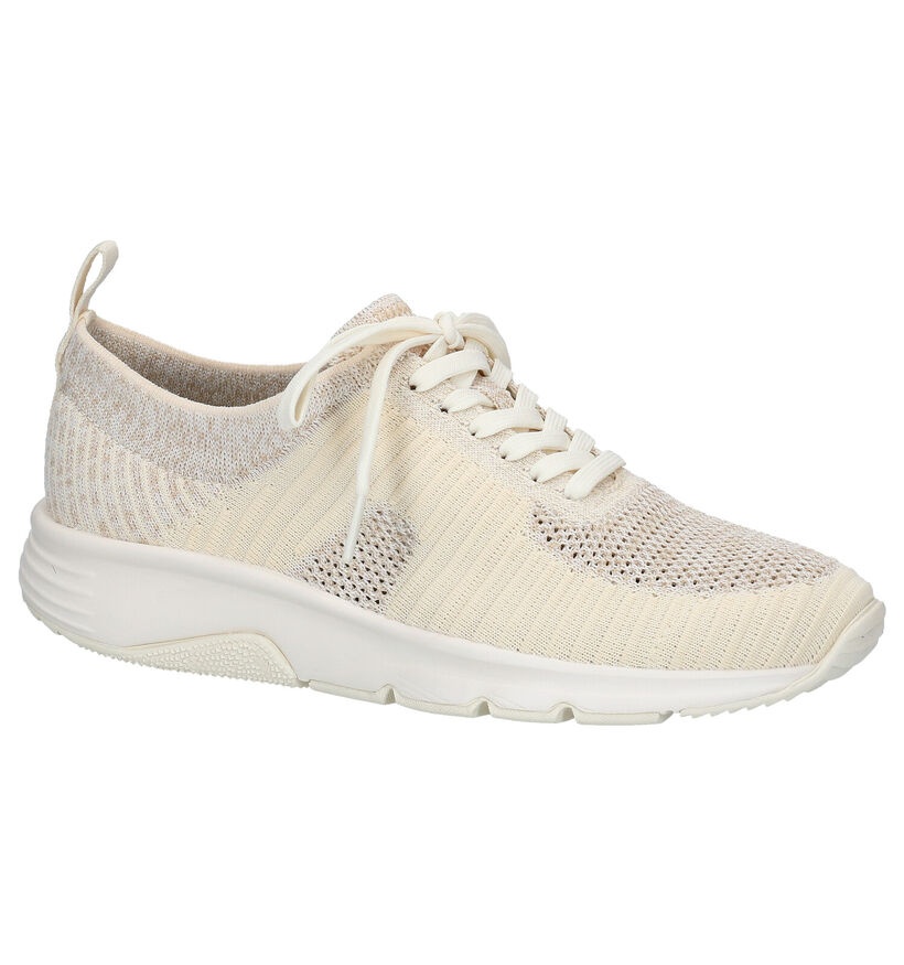 Camper Chaussures à lacets en Beige clair en textile (288398)