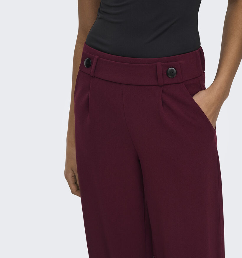 JDY Geggo Life Bordeaux Geklede Broek voor dames (378327)