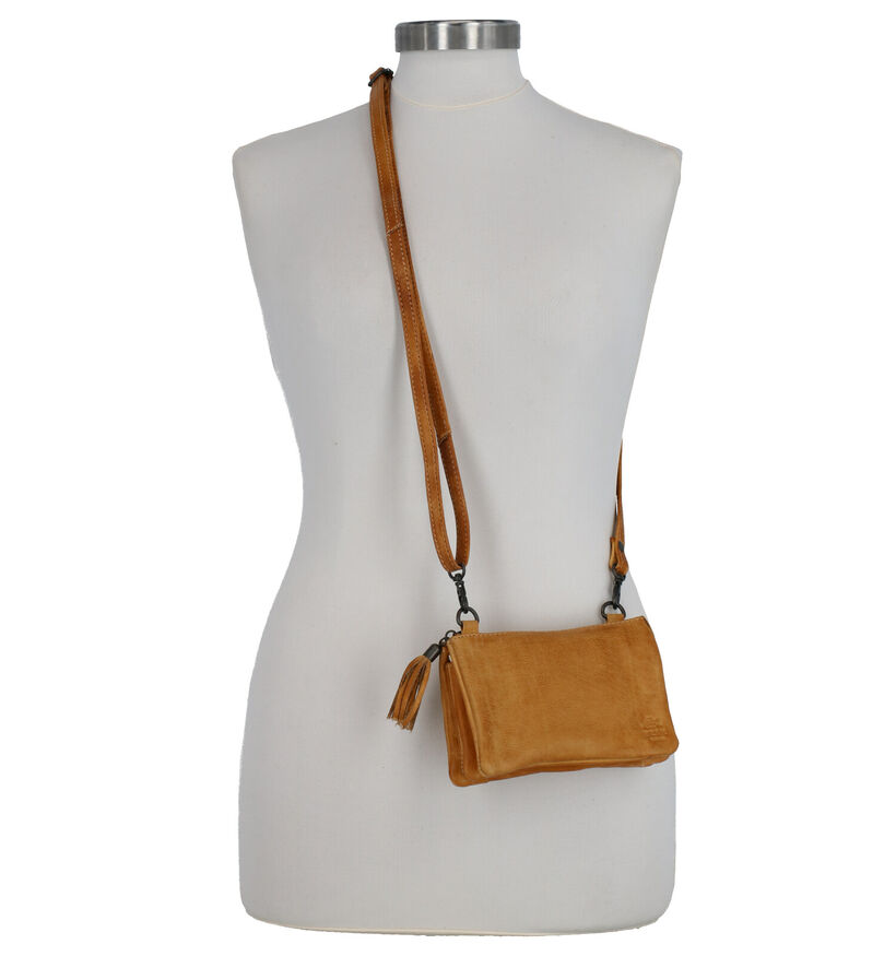 Bear Design Cognac Crossbody Tas voor dames (350756)