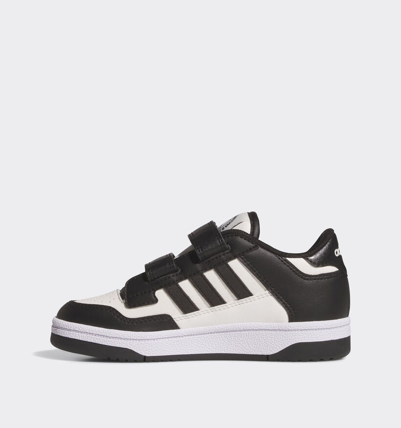 adidas Rapid Court Zwarte Sneakers voor jongens, meisjes (366059) - geschikt voor steunzolen