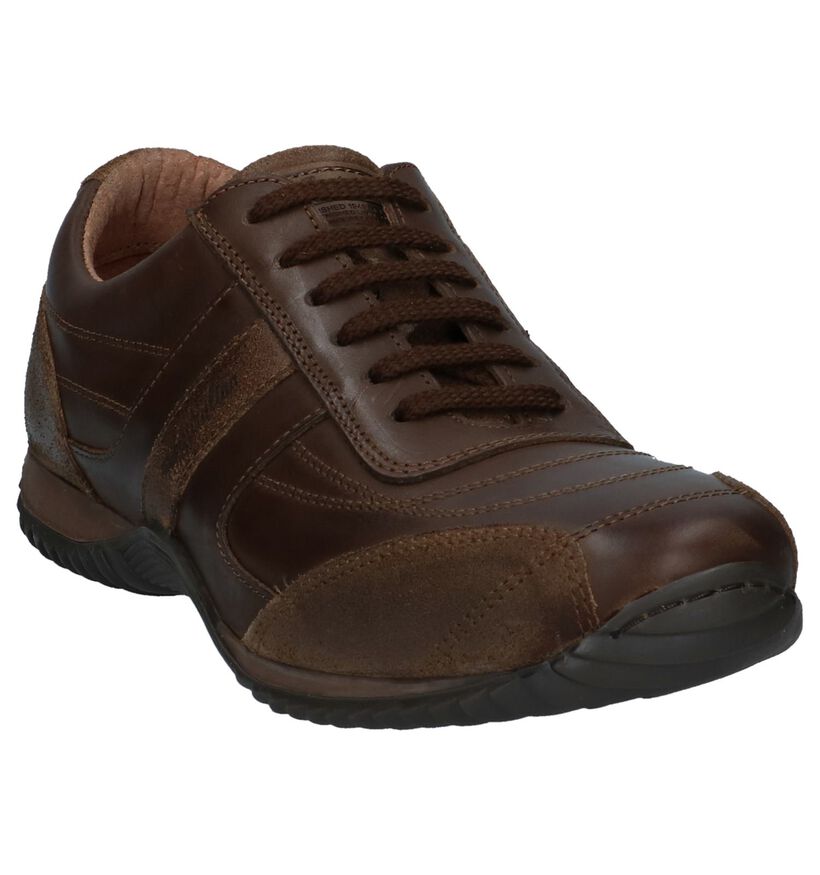 Zwarte Casual Veterschoenen Australian Owen in leer (251254)