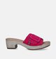 Remonte Nu-pieds à talons en Rose fuchsia pour femmes (339254)