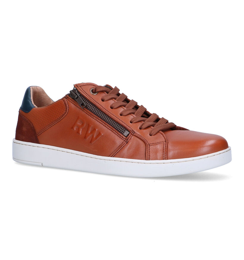 River Woods Lex Cognac Veterschoenen voor heren (323068) - geschikt voor steunzolen